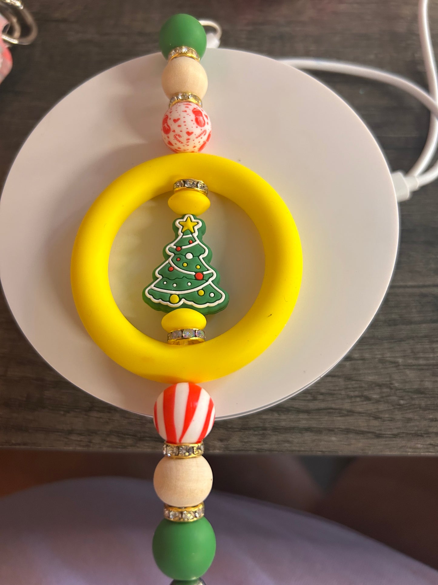 Christmas Tree Car Charm