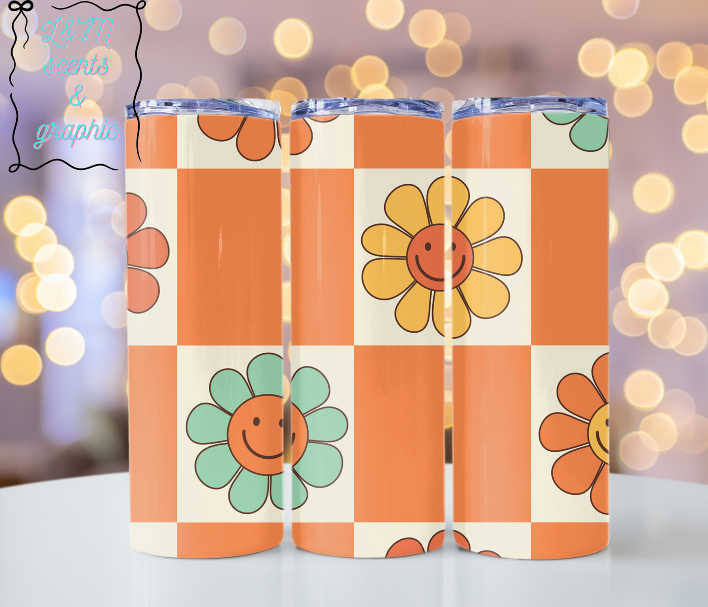 Retro Orange Tumbler