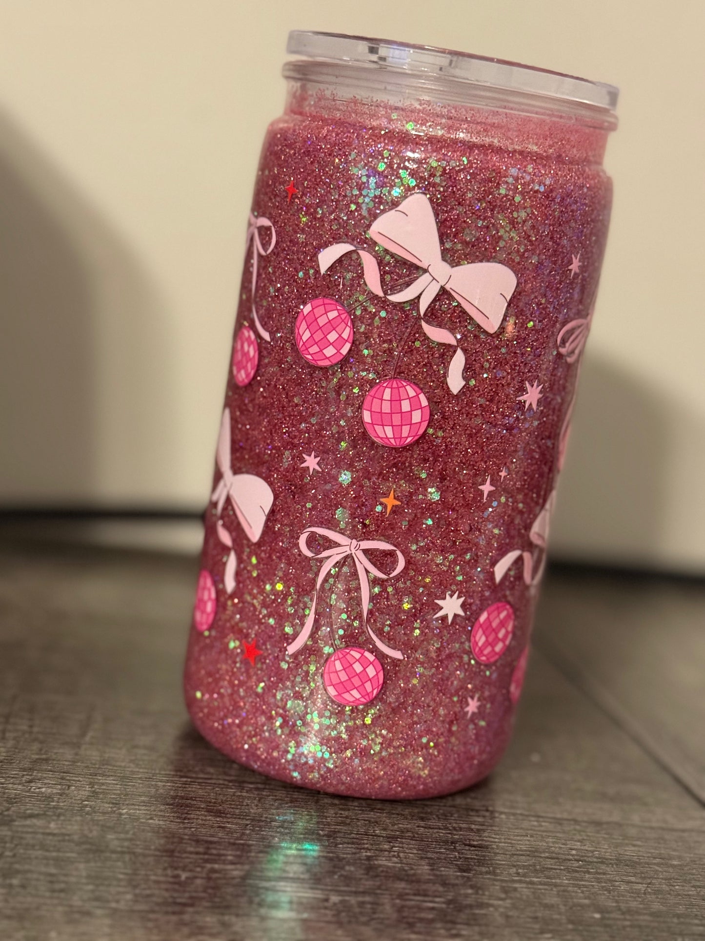 16oz Snow Globe Tumbler