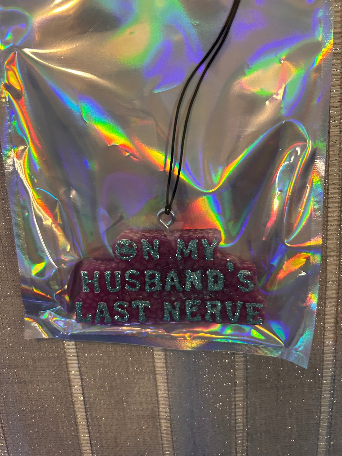 On My Husbands Last Nerve Car Freshie