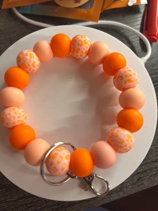 Orange Wristlet