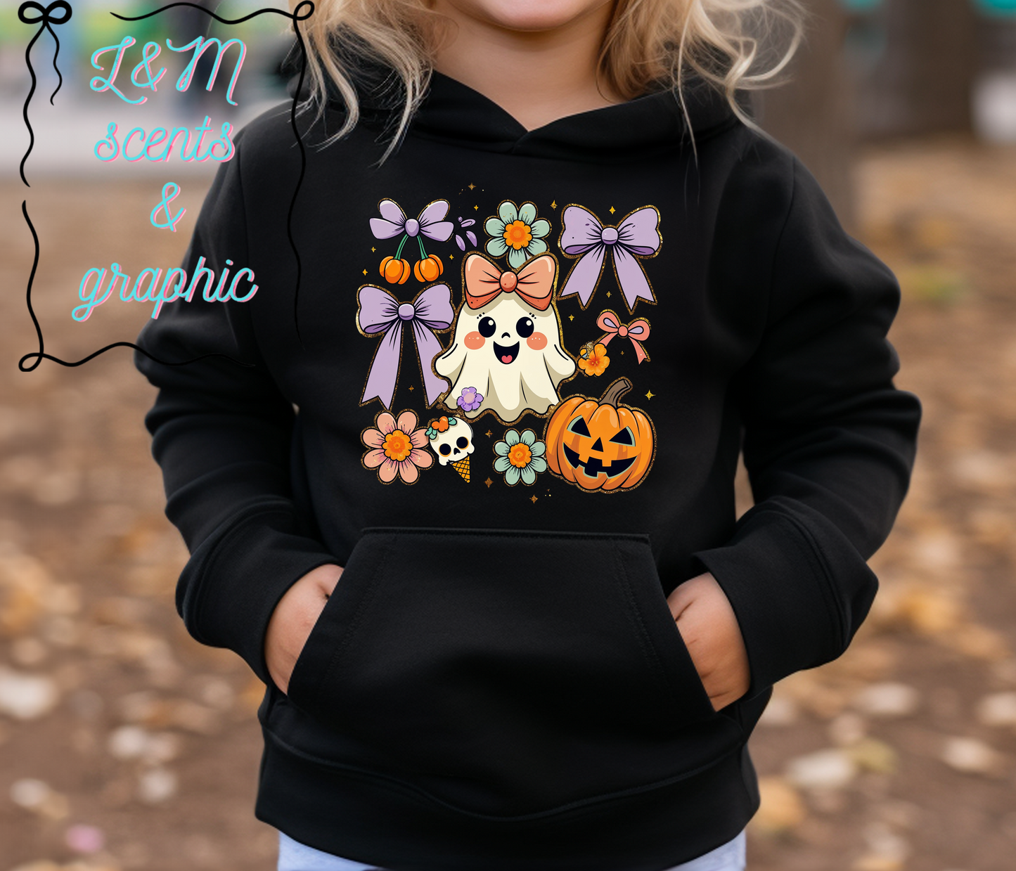 Girl Ghost with Bows