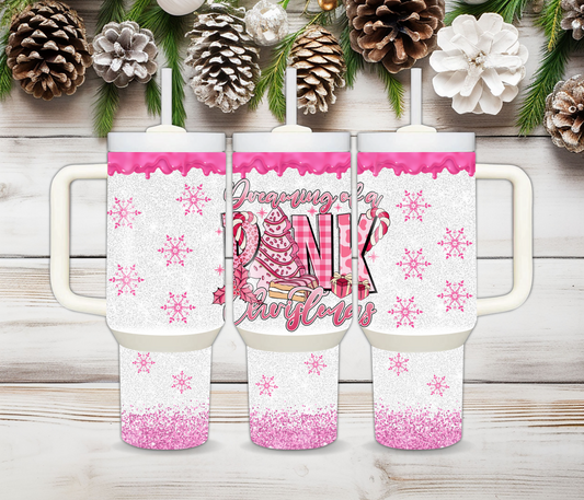 Dreaming Of A Pink Christmas Cup
