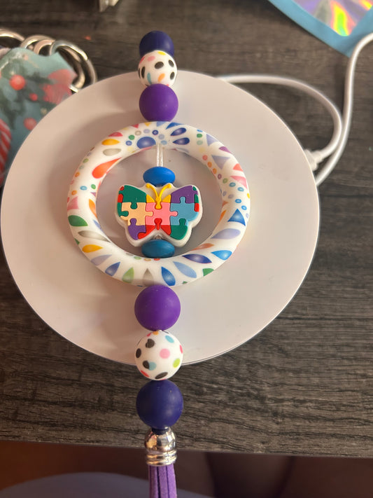 Autism Awareness Car Charm