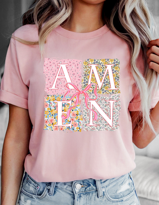 Amen with bow