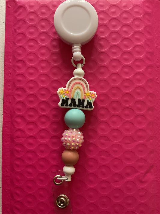 Neutral Mama rainbow badge reel