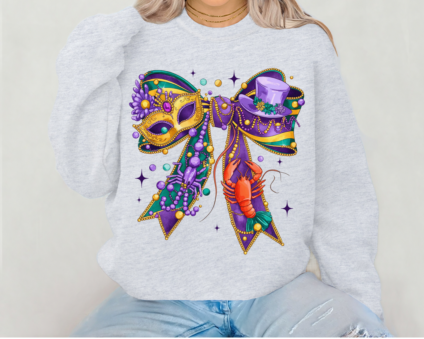 Mardi Gras Bow 3