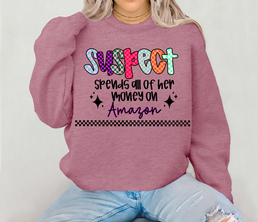 Suspect Spends All Her Money On Amazon