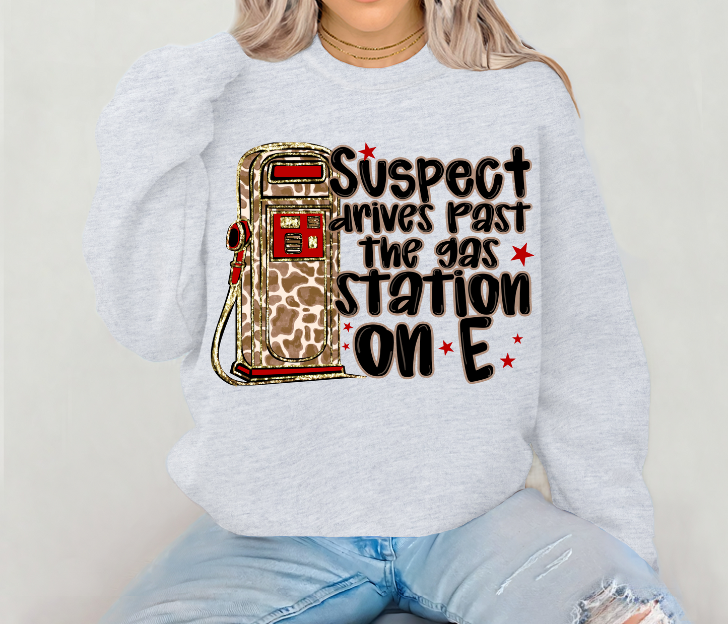 Suspect Drives Past The Gas Station On E