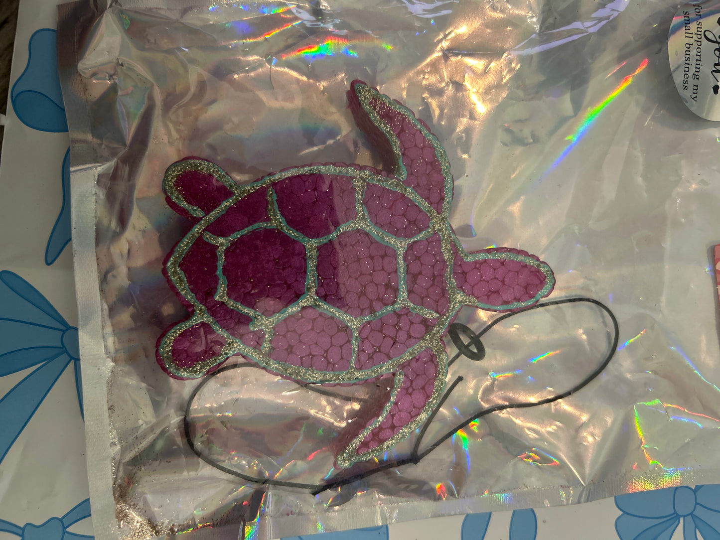 Dark pink Brazilian waves