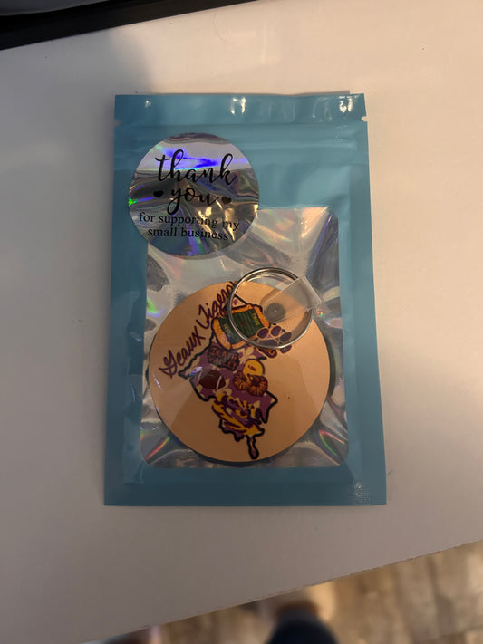 LSU Keychain